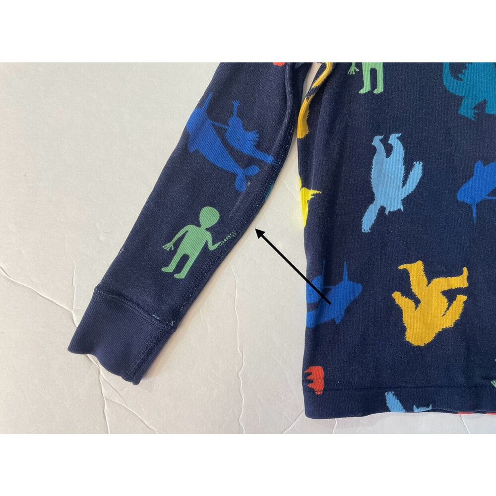📍Hanna Andersson Organic Legendary Critters Pajamas 2 80/85cm - Picture 7 of 9